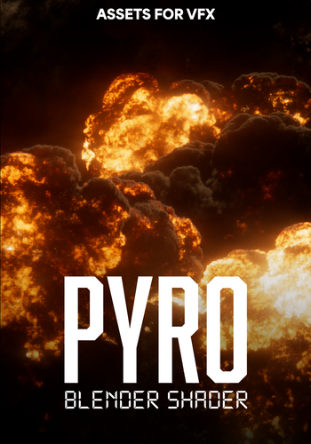 Pyro Shader (With 3 Animated VDB Explosions)