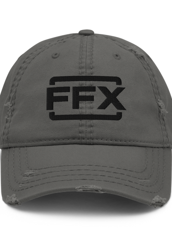 FFX 3D Puff Embroidered Distressed Dad Hat