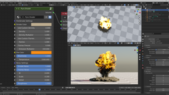 Pyro Shader (With 3 Animated VDB Explosions)